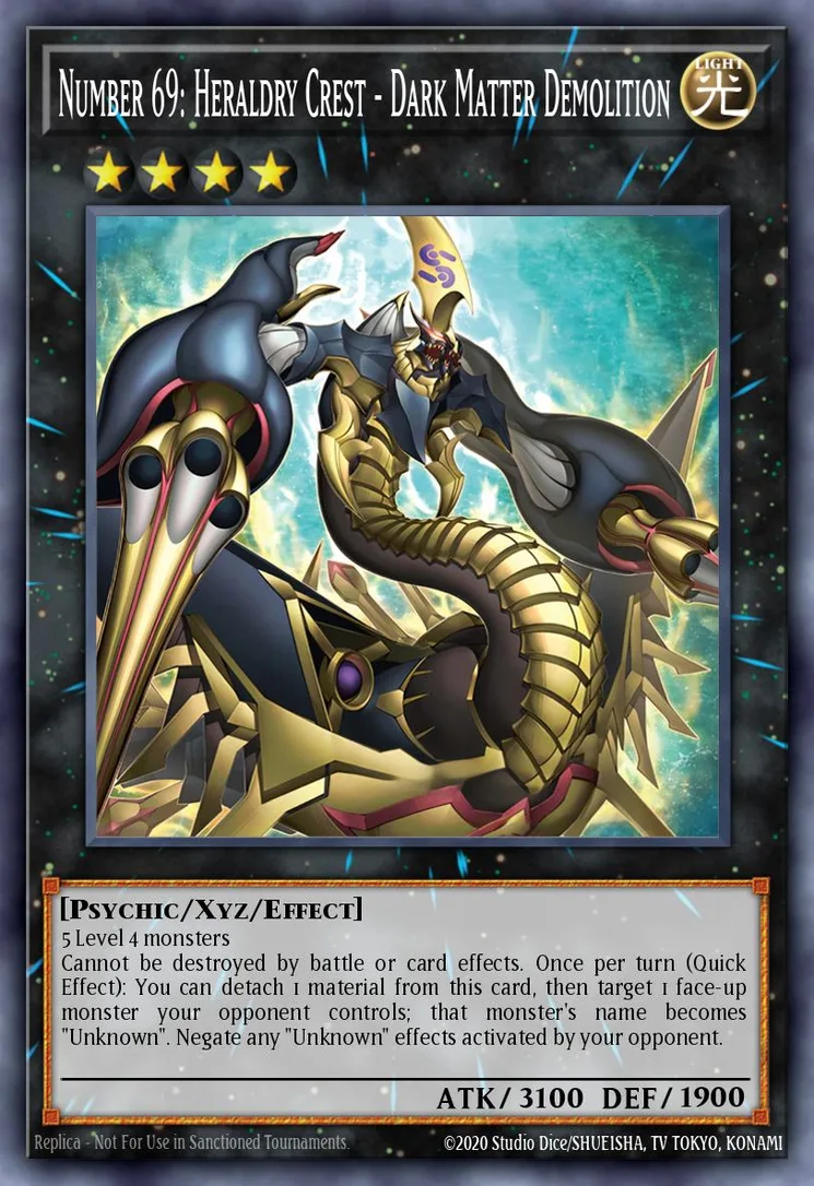 Number 69: Heraldry Crest - Dark Matter Demolition
