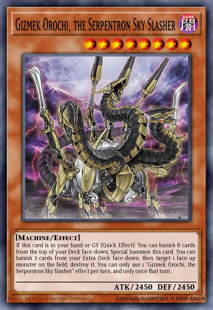 Gizmek Orochi, the Serpentron Sky Slasher