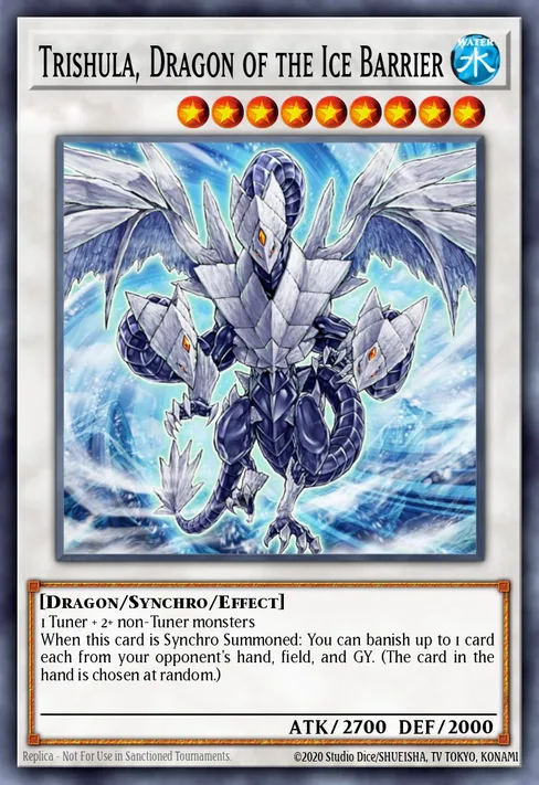 Trishula, Dragon of the Ice Barrier, Astral Pack Eight #AP08-EN001