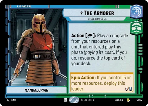 The Armorer — Steel Shapes Us, Ashes of the Empire #001