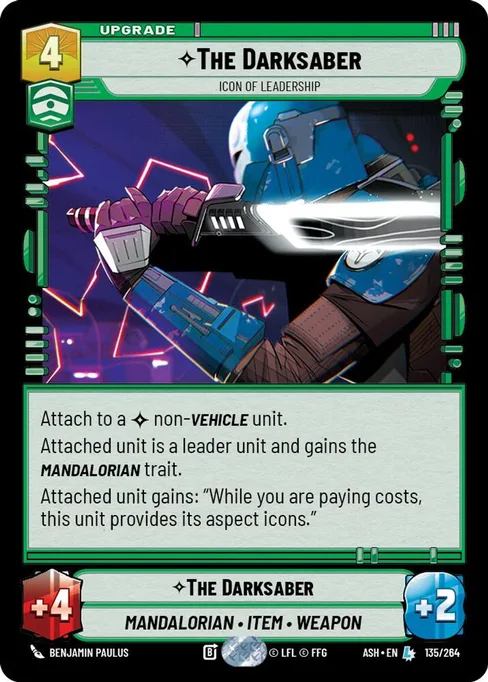 The Darksaber — Icon of Leadership, Ashes of the Empire #135