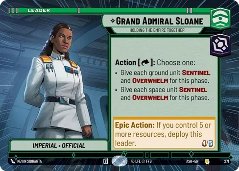 Grand Admiral Sloane — Holding the Empire Together, Ashes of the Empire #271