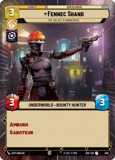 Fennec Shand — The Galaxy is Dangerous, Ashes of the Empire #456