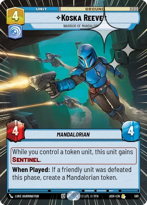 Koska Reeves — Warrior of Mandalore, Ashes of the Empire #581
