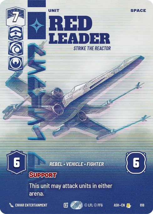 Red Leader — Strike the Reactor, Ashes of the Empire #818
