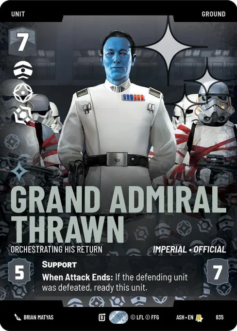 Grand Admiral Thrawn — Orchestrating His Return, Ashes of the Empire #835