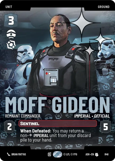 Moff Gideon — Remnant Commander, Ashes of the Empire #846