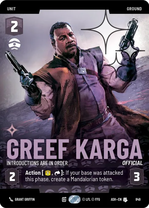 Greef Karga — Introductions are in Order, Ashes of the Empire #849