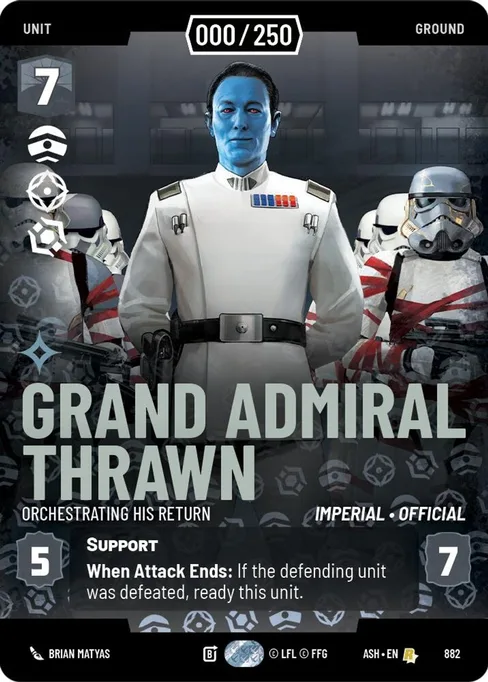 Grand Admiral Thrawn — Orchestrating His Return, Ashes of the Empire #882