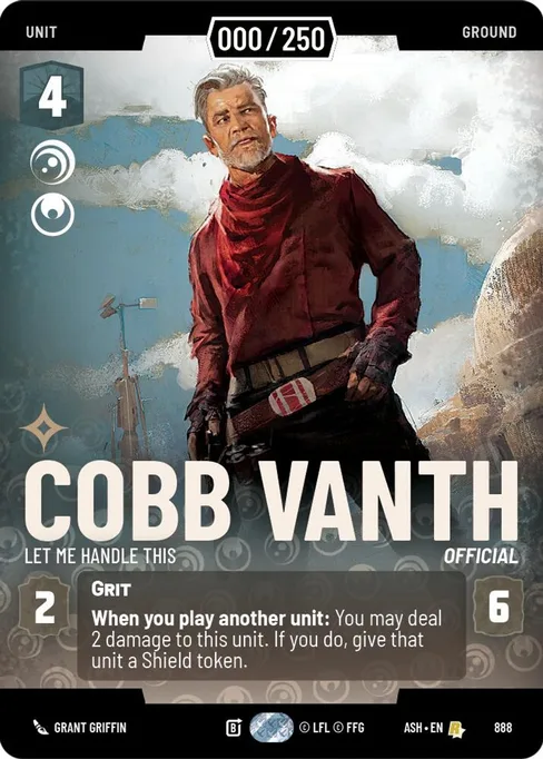 Cobb Vanth — Let Me Handle This, Ashes of the Empire #888