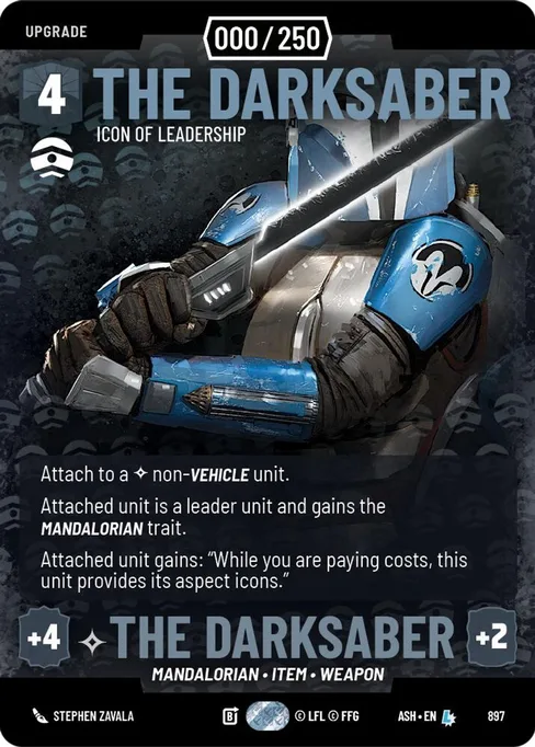 The Darksaber — Icon of Leadership, Ashes of the Empire #897