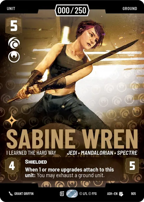 Sabine Wren — I Learned the Hard Way, Ashes of the Empire #905