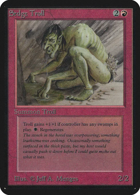Sedge Troll, Limited Edition Alpha #172