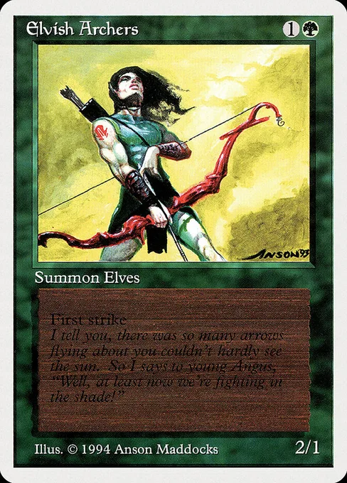 Elvish Archers, Summer Magic / Edgar #193
