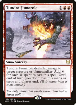 Tundra Fumarole, Normal