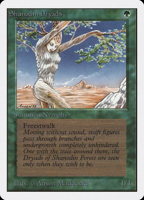 Shanodin Dryads, Unlimited Edition #217
