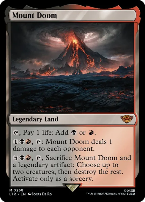 Mount Doom, The Lord of the Rings: Tales of Middle-earth #258