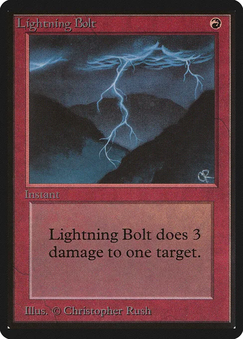 Lightning Bolt, Limited Edition Beta #162