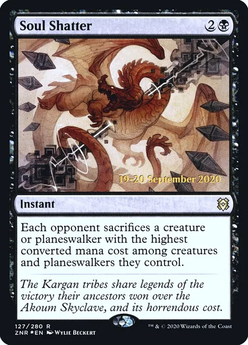 Soul Shatter, Zendikar Rising Promos #127s