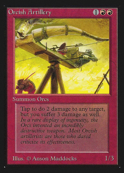 Orcish Artillery, Intl. Collectors' Edition #166