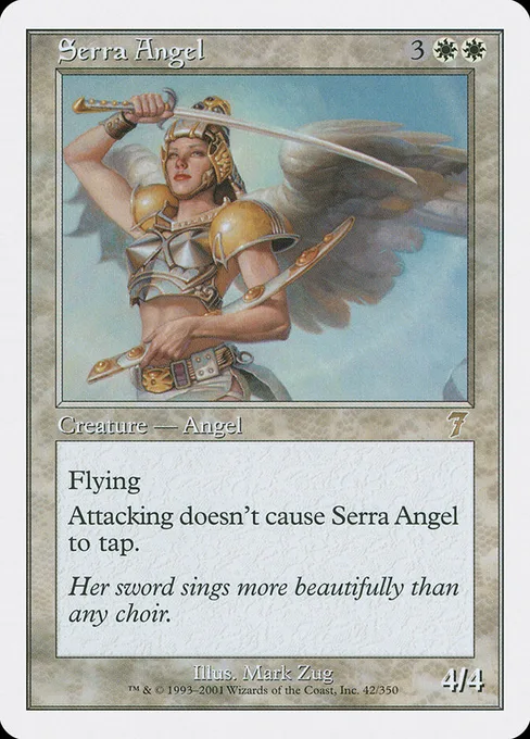 Serra Angel, Seventh Edition #42