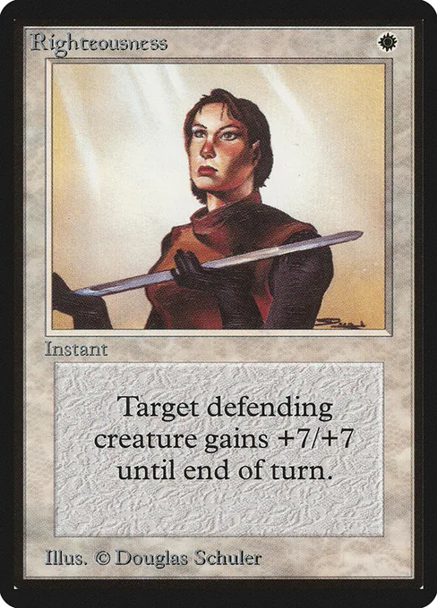 Righteousness, Limited Edition Beta #37
