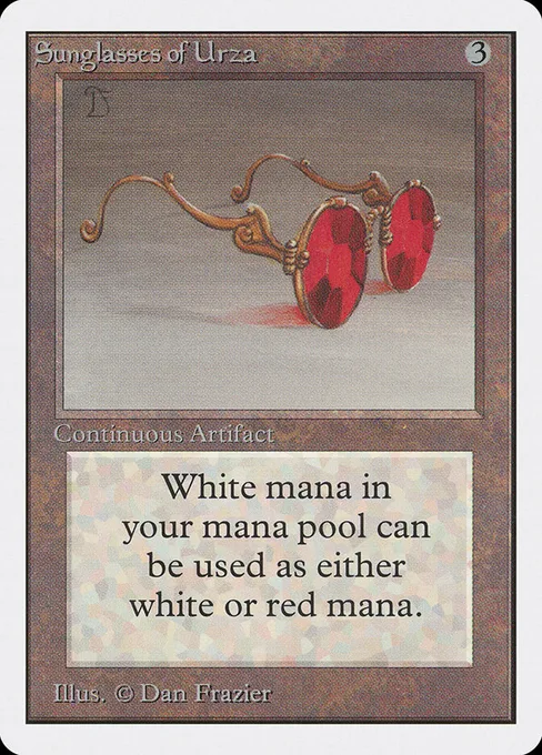 Sunglasses of Urza, Unlimited Edition #272