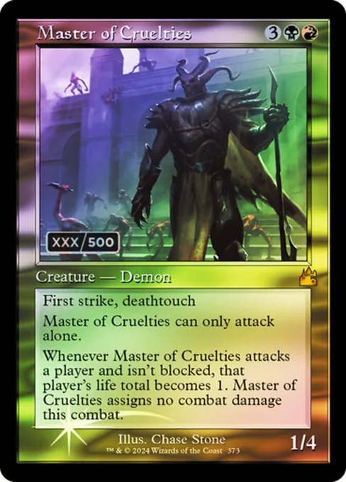 Master of Cruelties, Ravnica Remastered #373z