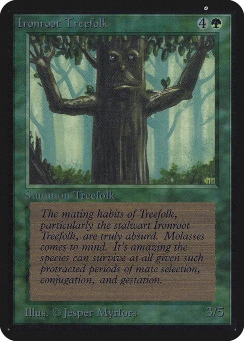 Ironroot Treefolk, Limited Edition Alpha #203