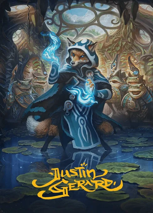 Jace, the Mind Sculptor // Jace, the Mind Sculptor, Bloomburrow Art Series #49