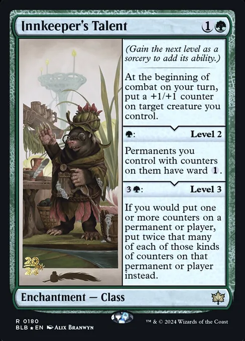 Innkeeper's Talent, Bloomburrow Promos #180s