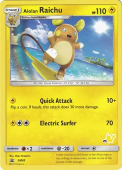 Alolan Raichu, Battle Academy 2020 (#25 Pikachu Stamped)