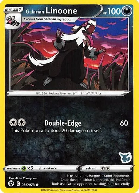 Galarian Linoone, Battle Academy 2022 #36