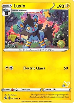 Luxio, Battle Academy 2022 (#14 Pikachu Stamped)