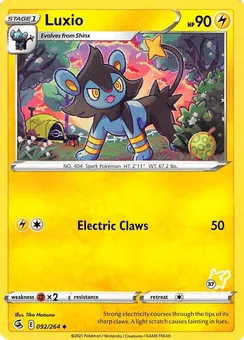 Luxio, Battle Academy 2022 (#37 Pikachu Stamped)