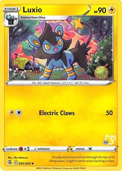 Luxio, Battle Academy 2022 (#53 Pikachu Stamped)