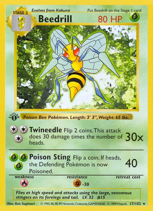 Beedrill, Base #17