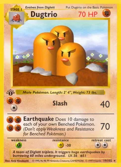 Dugtrio, Normal