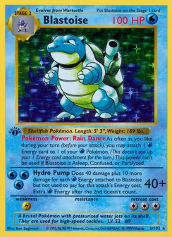 Blastoise, Holofoil