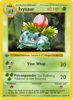 Ivysaur, Shadowless