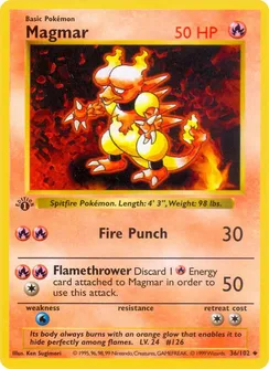 Magmar, Shadowless