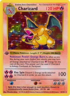 Charizard, Shadowless
