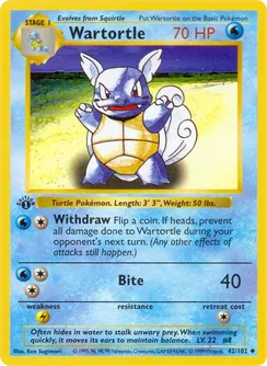 Wartortle, Shadowless