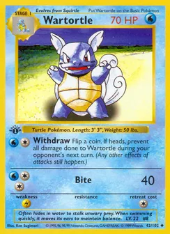 Wartortle, Normal