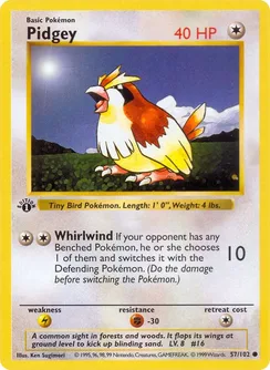 Pidgey, Shadowless