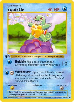 Squirtle, Shadowless