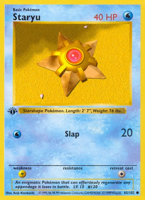 Staryu, Base #65
