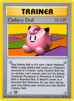 Clefairy Doll, Shadowless
