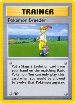 Pokémon Breeder, Shadowless