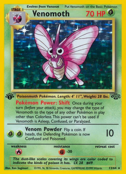 Venomoth, Jungle #13